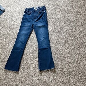 Frame Denim Dark Blue Flare Jeans